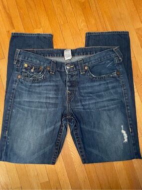 True Religion Men’s Distressed Denim Jordan Jeans